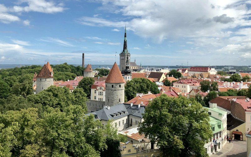 Widok na Tallinn